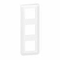 Plaque de finition verticale Mosaic pour 3x2 modules blanc