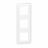 Plaque de finition verticale Mosaic pour 3x2 modules blanc