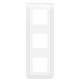 Plaque de finition verticale Mosaic pour 3x2 modules blanc