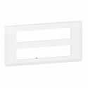 Plaque de finition Mosaic pour 2x10 modules blanc