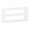 Plaque de finition Mosaic pour 2x10 modules blanc