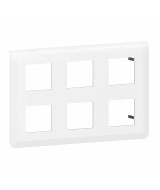 Plaque de finition Mosaic pour 2x3x2 modules blanc