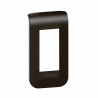 Plaque de finition Mosaic 1 module finition noire