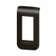 Plaque de finition Mosaic 1 module finition noire