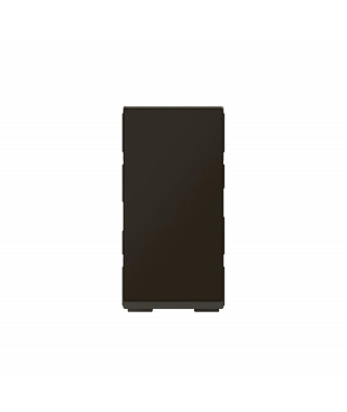 Interrupteur ou va-et-vient 10AX 250V~ Mosaic Easy-Led 1 module - noir mat