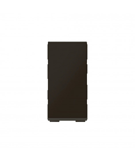 Interrupteur ou va-et-vient 10AX 250V~ Mosaic Easy-Led 1 module - noir mat
