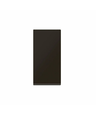 Poussoir ou poussoir inverseur Mosaic Easy-Led 6A 250V~ 1 module - noir mat