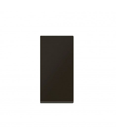 Poussoir ou poussoir inverseur Mosaic Easy-Led 6A 250V~ 1 module - noir mat