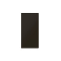 Poussoir ou poussoir inverseur Mosaic Easy-Led 6A 250V~ 1 module - noir mat