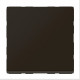 Poussoir ou poussoir inverseur Mosaic Easy-Led 6A 250V~ 2 modules - noir mat