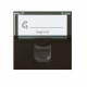 Prise RJ45 catégorie 6 FTP Mosaic 2 modules - noir mat