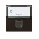 Prise RJ45 catégorie 6A STP à blindage métal Mosaic 2 modules - noir mat