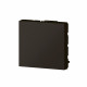 Obturateur Mosaic - 2 modules - finition noir mat