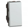 Interrupteur ou va-et-vient 10AX 250V~ Mosaic 1 module - alu