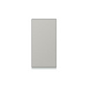 Interrupteur ou va-et-vient 10AX 250V~ Mosaic Easy-Led 1 module - alu