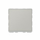 Poussoir ou poussoir inverseur Mosaic Easy-Led 6A 250V~ 2 modules - alu