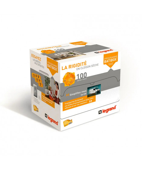 Distributeur de 100 boîtes pour cloisons sèches Batibox profondeur 40mm