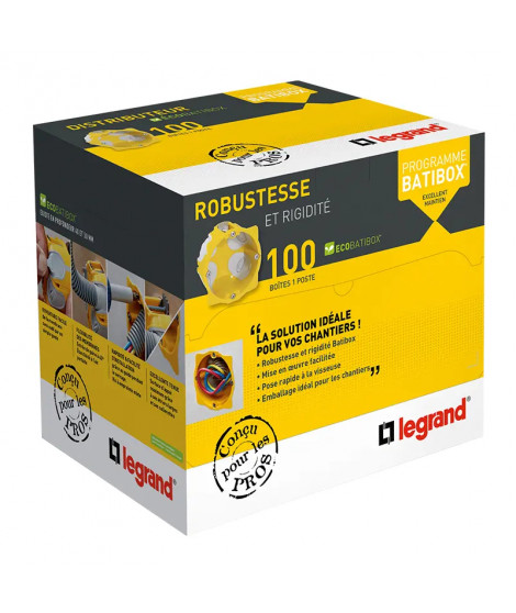 Distributeur de 100 boîtes Eco Batibox profondeur 40mm