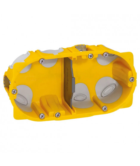 Boîte multipostes Eco Batibox 2 postes 4 à 5 modules - profondeur 40mm
