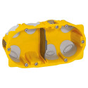 Boîte multipostes Eco Batibox 2 postes 4 à 5 modules - profondeur 40mm