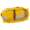 Boîte multipostes Eco Batibox 2 postes 4 à 5 modules - profondeur 40mm