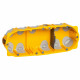 Boîte multipostes Eco Batibox 3 postes 6 à 8 modules - profondeur 40mm