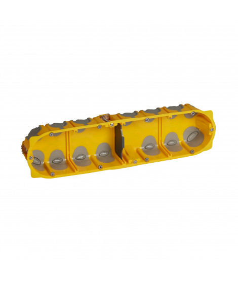 Boîte multipostes Eco Batibox 4 postes 8 à 10 modules - profondeur 40mm