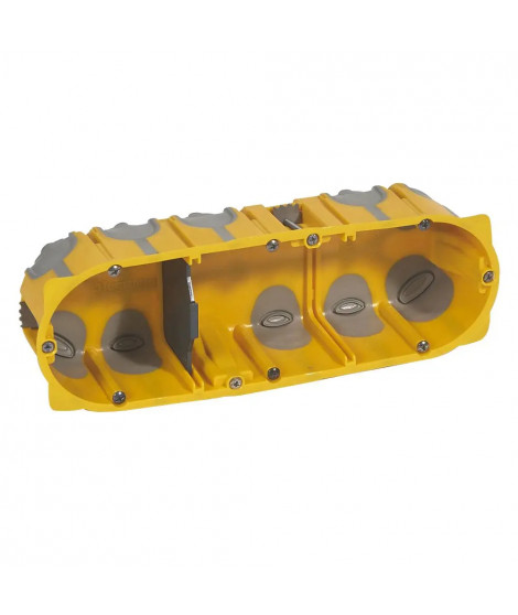 Boîte multipostes Eco Batibox 3 postes ou 6 à 8 modules - profondeur 50mm