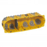 Boîte multipostes Eco Batibox 3 postes ou 6 à 8 modules - profondeur 50mm