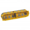 Boîte multipostes Eco Batibox 4 postes 8 à 10 modules - profondeur 50mm