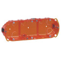 Boîte multimatériaux Batibox 3 postes 6 à 8 modules vertical/horizontal - 40mm