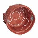 Boîte monoposte Batibox maçonnerie Ø67mm avec vis - profondeur 40mm
