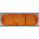 Boîte multimatériaux Batibox - 3 postes - 6/8 mod - vert/horiz - prof. 50