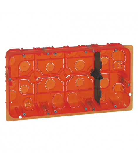 Boîte multimatériaux Batibox grand format 2x10 modules Mosaic - profondeur 50mm
