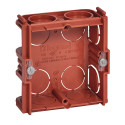 Boîte monoposte Batibox maçonnerie carrée associable - profondeur 30mm