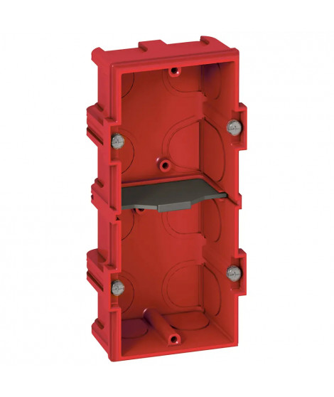 Boîte multiposte Batibox maçonnerie 2 postes ou 4 à 5 modules - profondeur 40mm