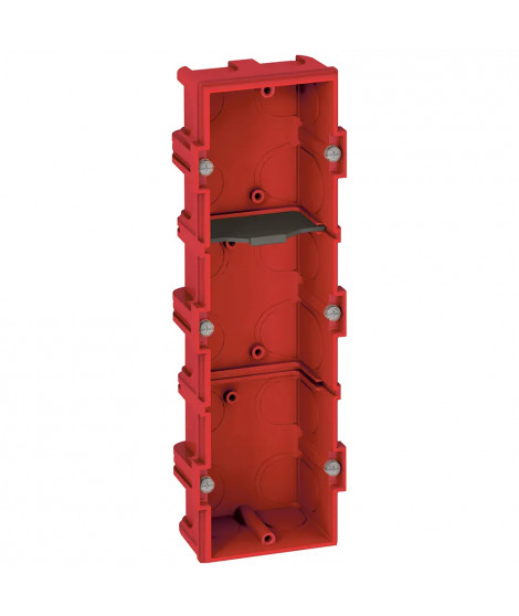 Boîte multiposte Batibox maçonnerie 3 postes ou 6 à 8 modules - profondeur 40mm