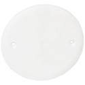 Couvercle universel rond Batibox Ø85mm pour boîte 1 poste