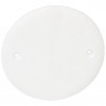 Couvercle universel rond Batibox Ø85mm pour boîte 1 poste