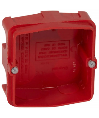 Boîte Batibox maçonnerie pour prise 20A et 32A 1 poste - profondeur 40mm