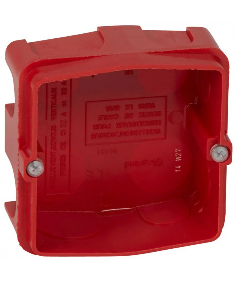 Boîte Batibox maçonnerie pour prise 20A et 32A 1 poste - profondeur 40mm