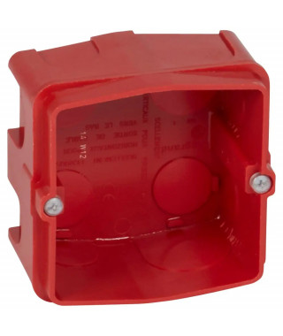 Boîte Batibox maçonnerie pour prise 20A et 32A 1 poste - profondeur 50mm