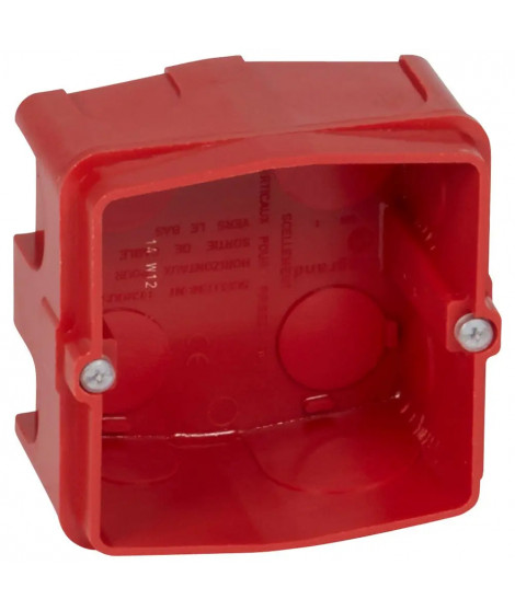 Boîte Batibox maçonnerie pour prise 20A et 32A 1 poste - profondeur 50mm