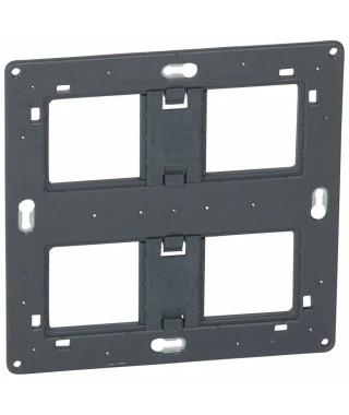 Support à vis Mosaic , Céliane ou Soliroc pour 2x2 postes ou 2x4 à 5 modules
