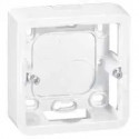 Cadre saillie profondeur 30mm Mosaic pour 2 modules et support référence 080251