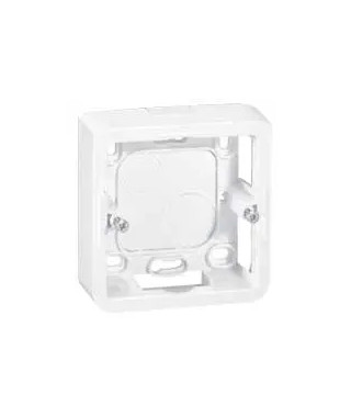 Cadre saillie profondeur 40mm Mosaic pour 2 modules et support référence 080251
