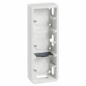 Cadre Mosaic pour 3 x 2 modules montage vertical - profondeur 40mm