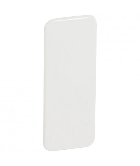 Plaque obturation pour Jupiter encastré droit 1 poste blanc