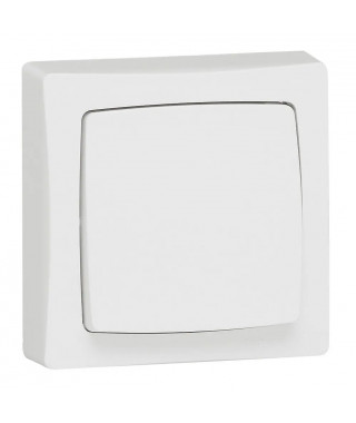*POUSSOIR 6A APPAREILLAGE SAILLIE COMPLET - BLANC