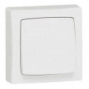 *POUSSOIR 6A APPAREILLAGE SAILLIE COMPLET - BLANC